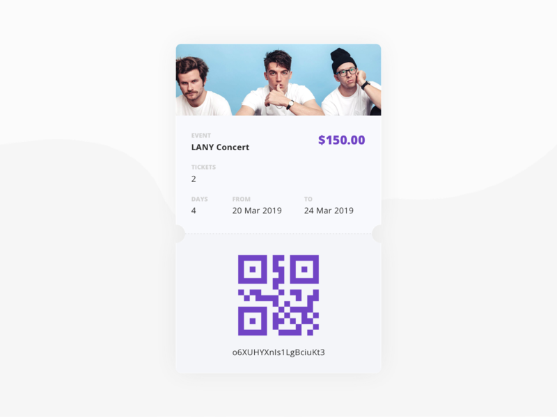 Ticket Design By Paulo Trajano On Dribbble