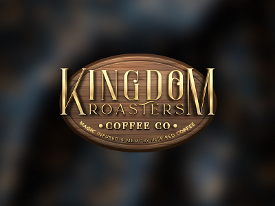 Fantasy, Whimsical and Disney style logo cafe coffee logo coffee shop fantasy fantasy logo kingdom kingdom logo logo logo design whimsical whimsical logo