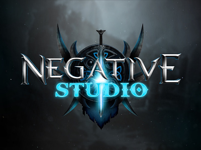 Negative Studio design fantasy logo game logo graphic design illustration logo mmorpg logo rpg game rpg logo stream logo vector warcraft