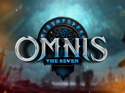 Omnis : The Seven fantasy fantasy logo game game logo logo design mmorpg rpg