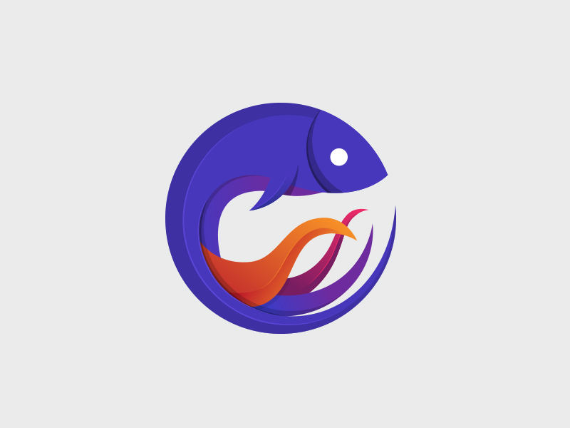 Fish Logo (Logo For Sale) by Yosia Sebastian on Dribbble