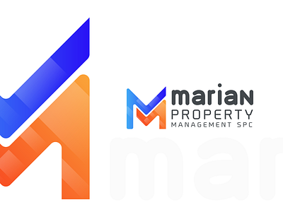 Marian Property Management Logo branding design illustration logo property logo text logo typography vector
