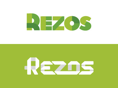 Rezos branding logo logo design type typography