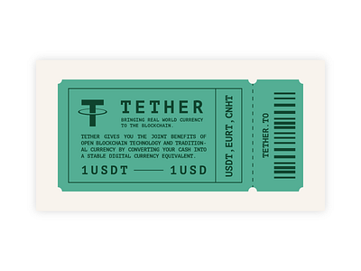 Tether crypto design graphic tether usdt