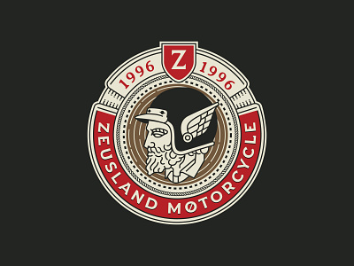 Zeusland Badge Design branding design flat illustration flatdesign graphic design graphicdesign illustrations logo ui