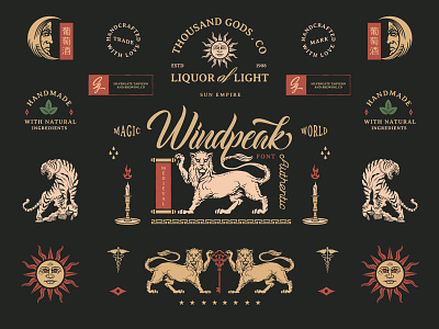 Windpeak Font Display