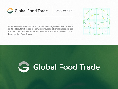 Global Food Trade - Logo brand identity branding design flat illustration flatdesign graphic design graphicdesign logo ui ux vector