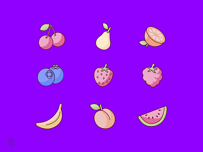 Smoothie app illustrations app fruits icons identity illustration illustrator smoothie ui vector