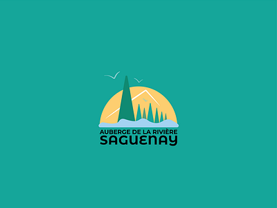 REDESIGN VISUAL IDENTITY - AUBERGE DE LA RIVIERE SAGUENAY art direction branding graphic charter graphicdesign illustrator logo logotype visual identity