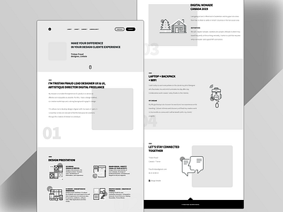 Work in progress new website adobe XD adobe xd designer ux ux design web website wireframe wireframes