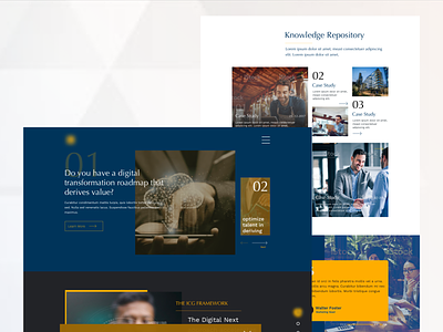 Agency Website Concept ui-ux design website