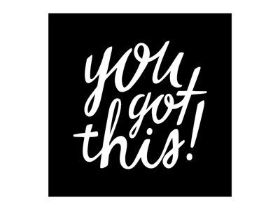 You Got This (Jillian Kies) color colors guest post hand drawn hand letters lettering letters monday motivational motivational monday type typography