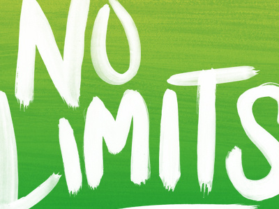 No Limits! color colors hand drawn hand lettering hand letters lettering letters monday motivational motivational monday type typography