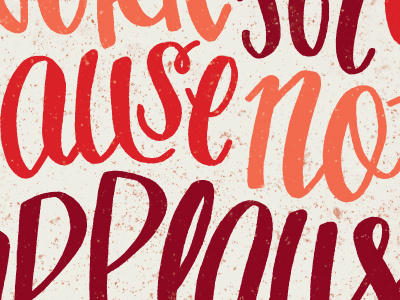 Work For A Cause, Not Applause color colors hand drawn hand lettering hand letters lettering letters monday motivational motivational monday type typography