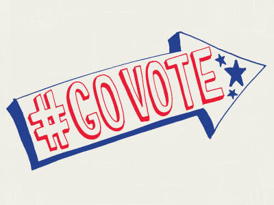 Go Vote color colors election freehand go vote govote hand drawn hand lettering hand letters handdrawn lettering letters monday motivational motivational monday type typography vote