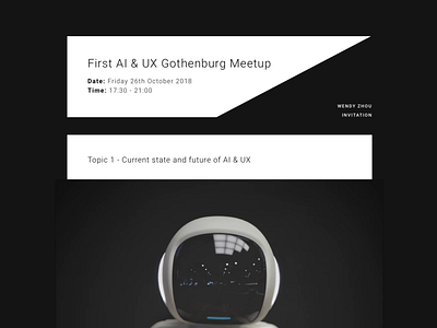 Email Invitation for a meetup email email invitation email template invitation mail icon meetup meetup invitation ui uiux ux ux ui ux design