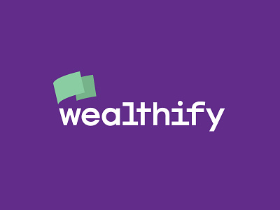 Wealthify Logo Concept 1 brand branding id identitiy logo