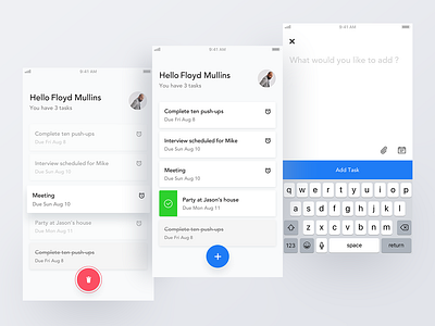 To Do by zanwei.guo for UIGREAT Studio on Dribbble