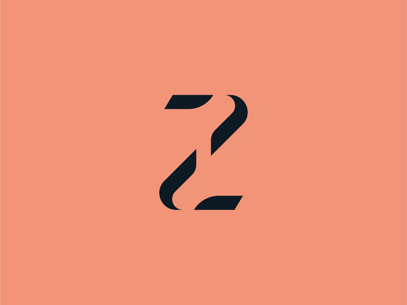 Letter Z monogram mark icon logotype brand modern minimal clean elegant barber hairdresser logo