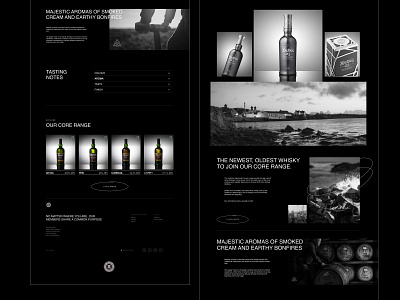 Ardbeg Website Redesign blocks branding design drings ecommerce islay landing page logo scotland ui whiskey