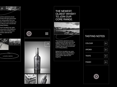 Ardbeg Website Redesign