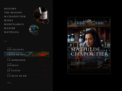 Chapoutier. E-commerce Redesign branding chapoutier design drinks e commerce ecommerce landing page ui ux wine
