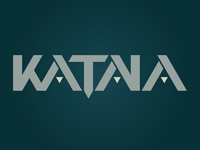 Katana branding concept graphic design identity logo