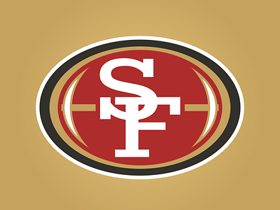 San Francisco 49ers 49ers california concept football logo nfl san francisco