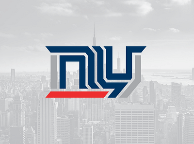 New York Giants branding concept design football giants logo new york city nfl