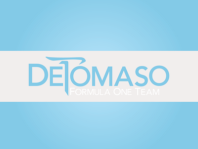 Detomaso Formula 1 Team concept detomaso formula 1 logo racing