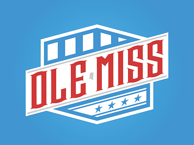 Ole Miss Rebels college sports concept logo mississippi olemiss rebels