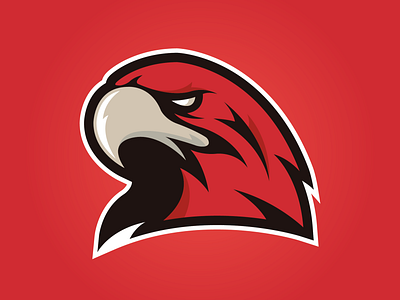 Miami Redhawks college concept logo miami