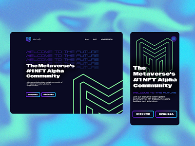 NFT Company Website Page Re-Design