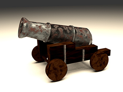 Medieval Cannon 3d cannon medieval modeling