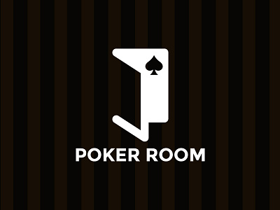 Poker Room ace black brand illustration illustrator logo mark poker room spades