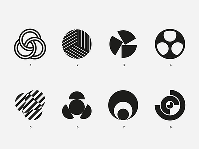 ~Shapes~ black brand circle illustrator inspiration logo shapes vector