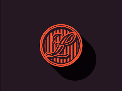 Letter L brand illustrator initial l letter logo mark vector