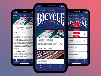 Bicycle - How to Play branding ios ui ux
