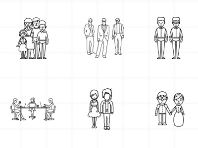 Line Person Icons-Illustration adobe besticons creativity lineart peopleicons personicontransparent personsymbol silhouettepng userinterface vectorart