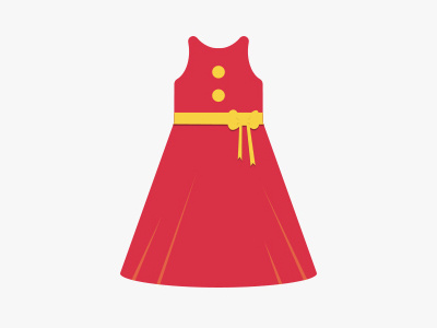 Dress- Vector Illustration