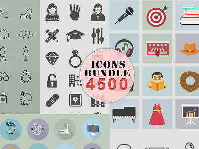 4500 Vector Icons- Only in $39! [LIMITED OFFER]