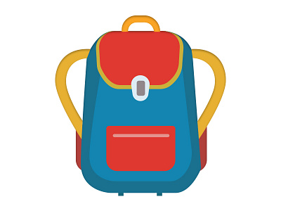 Back Pack Vector Icon