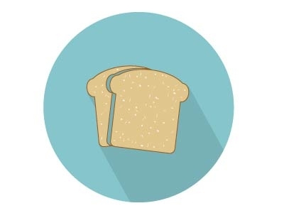 Bread Icon app icon flat icon food food icon graphics hd pixels vector