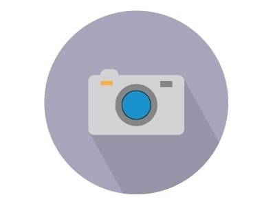 Digital Camera vector icon camera cinemaicon coloredicon flaticon focus graphics illustrationoftheday lens pixels