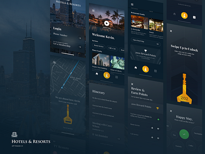 Hotel & Resort App Concept