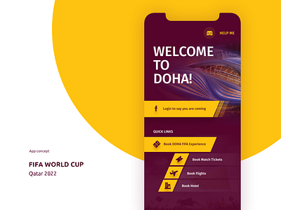 Fifa World Cup 2022 App Concept