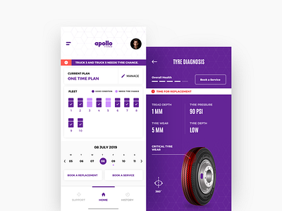 Tyre Maintainence App Concept clean concept design flat maintainence service servicing app sketch ui ui pack uiux vector