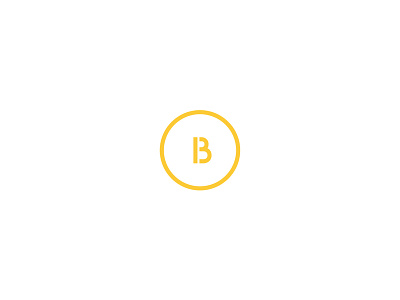 Monogram drummer logo monogram simple yellow
