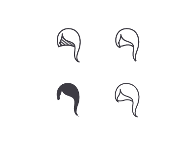 Alternate Hair Logo branding hair do logo