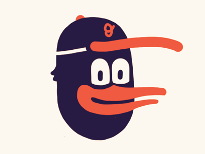 Alt O's Logo #2 baseball logo orioles
